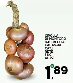 Extra Supermercati Cipolla di montoro igp treccia cal.60-80 cat.I rete offerta