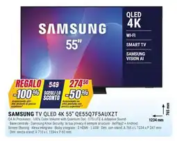 Trony SAMSUNG TV QLED 4K 55” QE55Q7F5AUXZT offerta