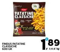 Extra Supermercati Findus patatine classiche offerta