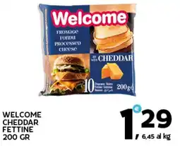 Extra Supermercati Welcome cheddar fettine offerta