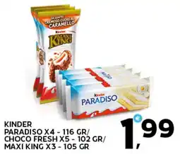 Extra Supermercati Kinder offerta