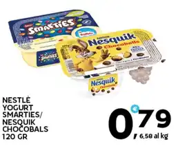 Extra Supermercati Nestlé yogurt smarties/ nesquik chocobals offerta
