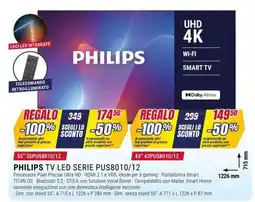Trony PHILIPS TV LED SERIE PUS8010/12 55" 55PUS8010/12 offerta