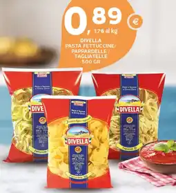 Extra Supermercati Divella pasta fettuccine/pappardelle/tagliatelle offerta