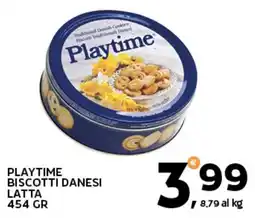 Extra Supermercati Playtime biscotti danesi latta offerta