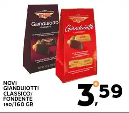 Extra Supermercati Novi gianduiotti classico/ fondente offerta