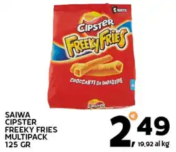 Extra Supermercati Saiwa cipster freeky fries multipack offerta