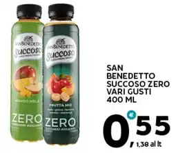 Extra Supermercati Benedetto succoso zero offerta