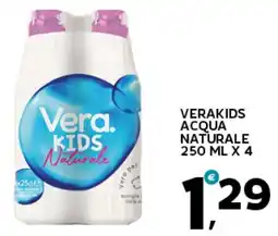 Extra Supermercati Verakids acqua naturale offerta
