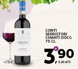 Extra Supermercati Conti serristori chianti docg offerta
