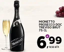 Extra Supermercati Mionetto prosecco doc treviso brut offerta