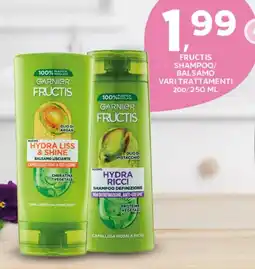 Extra Supermercati Fructis shampoo/ balsamo vari trattamenti offerta
