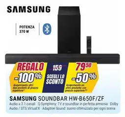 Trony SAMSUNG SOUNDBAR HW-B650F/ZF offerta