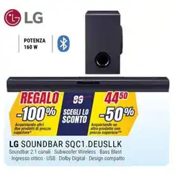 Trony LG SOUNDBAR SQC1.DEUSLLK offerta
