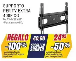 Trony SUPPORTO PER TV EXTRA 400F CG offerta