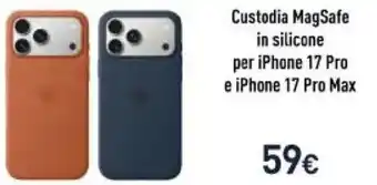Custodia MagSafe in silicone per iPhone 17 Pro e iPhone 17 Pro Max