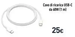 Unieuro Cavo di ricarica USB-C da 60W (1 m) offerta