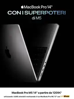 Unieuro MacBook Pro M5 14" offerta