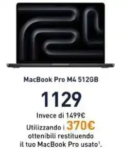 Unieuro MacBook Pro M4 512GB offerta