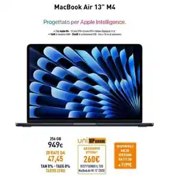 Unieuro MacBook Air 13" M4 offerta