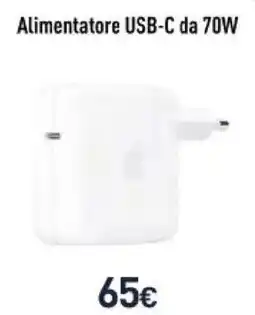 Unieuro Alimentatore USB-C da 70W offerta