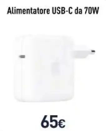 Unieuro Alimentatore USB-C da 70W offerta