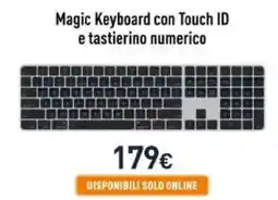 Unieuro Magic Keyboard con Touch ID e tastierino numerico offerta