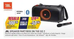 Trony JBL SPEAKER PARTYBOX ON THE GO 2 offerta