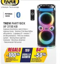Trony TREVI PARTYBOX XF 3150 KB offerta