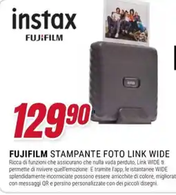Trony FUJIFILM STAMPANTE FOTO LINK WIDE offerta