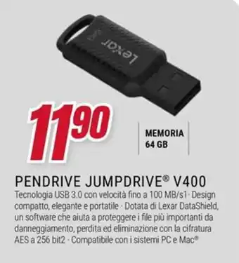 Trony PENDRIVE JUMPDRIVE V400 offerta