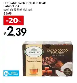 Bennet Le tisane emozioni al cacao L'ANGELICA offerta