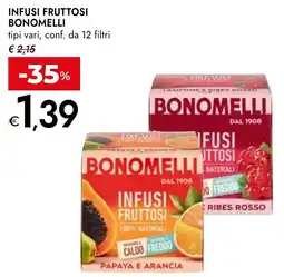 Bennet Infusi fruttosi BONOMELLI offerta