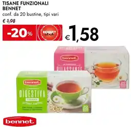 Bennet Tisane funzionali BENNET offerta
