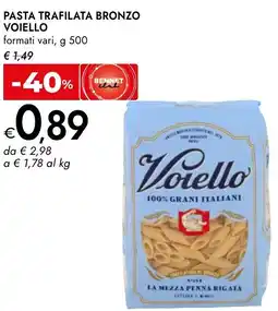Bennet Pasta trafilata bronzo VOIELLO offerta