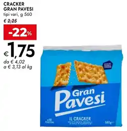 Bennet Cracker GRAN PAVESI offerta