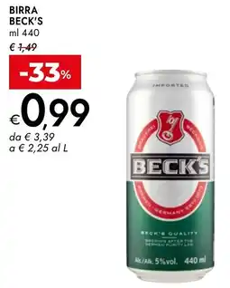 Bennet Birra BECK'S offerta