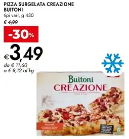 Bennet Pizza surgelata creazione BUITONI offerta