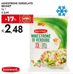Bennet Minestrone surgelato BENNET offerta