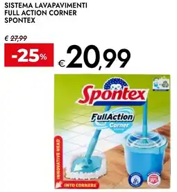 Bennet Sistema lavapavimenti full action corner SPONTEX offerta