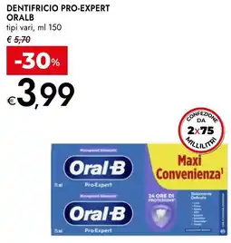 Bennet Dentifricio pro-expert ORAL-B offerta