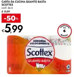 Bennet Carta da cucina quanto basta SCOTTEX offerta