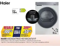 Trony HAIER ASCIUGATRICE HD100C367U1IT offerta