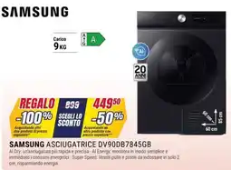 Trony SAMSUNG ASCIUGATRICE DV90DB7845GB offerta