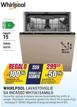 Trony WHIRLPOOL LAVASTOVIGLIE DA INCASSO WH7IA15AM6L0 offerta