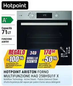 Trony HOTPOINT ARISTON FORNO MULTIFUNZIONE HAO 258HSU1F X offerta