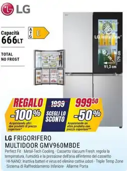 Trony LG FRIGORIFERO MULTIDOOR GMV960MBDE offerta