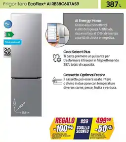 Trony Frigorifero EcoFlex AI RB38C607AS9 offerta