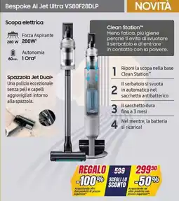 Trony Bespoke Al Jet Ultra VS80F28DLP offerta