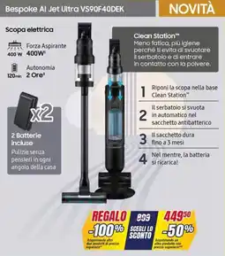 Trony Bespoke Al Jet Ultra VS90F40DEK offerta